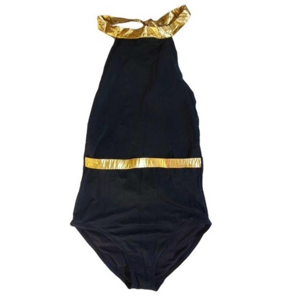 Kingdom & State halter one piece swimsuit sz M